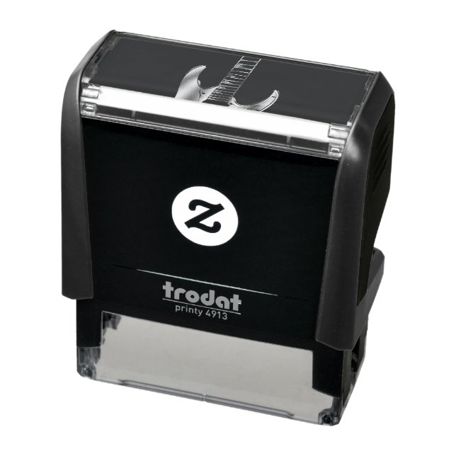 Acoustic guitar player gift self-inking stamp (Product)
