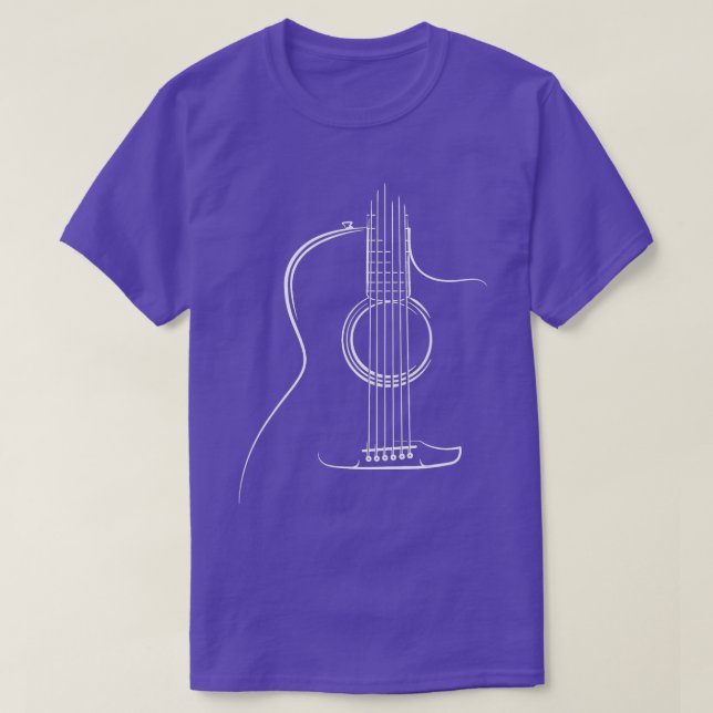 Acoustic Guitar Player Matching Guitar Lover Men W T-Shirt (Design Front)