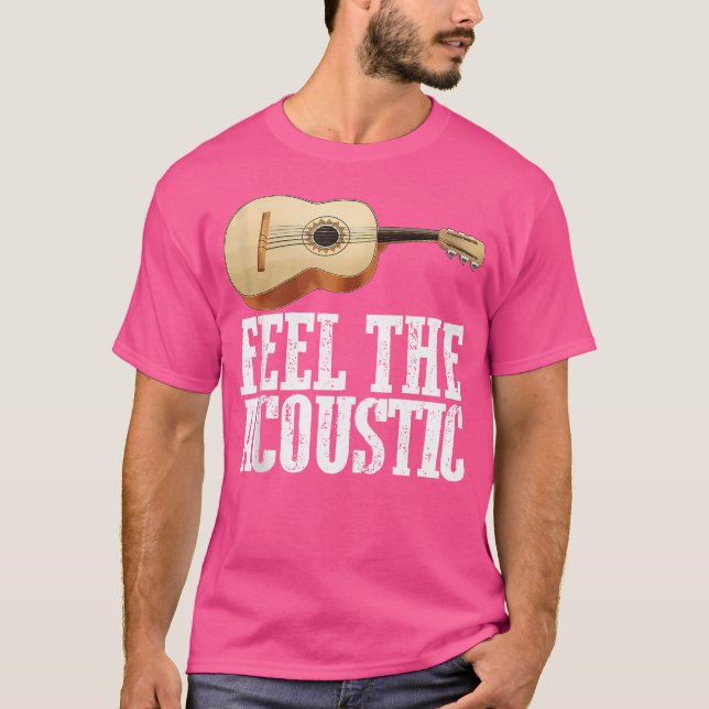 Acoustic Guitar Player Music Musician Guitarist Pl T-Shirt (Front)