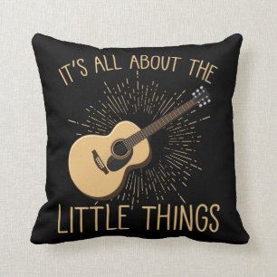 Acoustic Guitar Player Musical Instrument Lover Cushion
