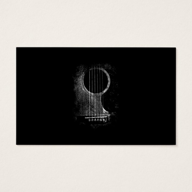 Acoustic Guitar Player Six String Rock & Roll (Front)
