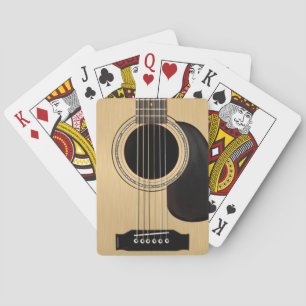 Acoustic Guitar Playing Cards