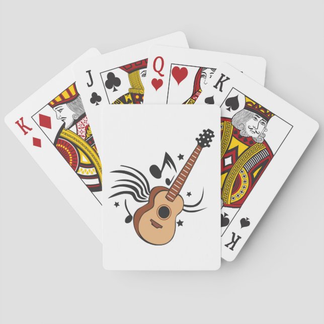 Acoustic Guitar Playing Cards (Back)