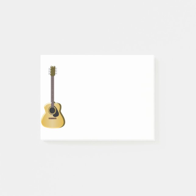 Acoustic Guitar Post-it Notes (Front)