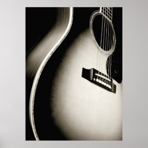 acoustic guitar poster