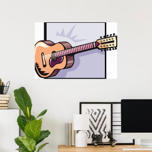 Acoustic Guitar Poster