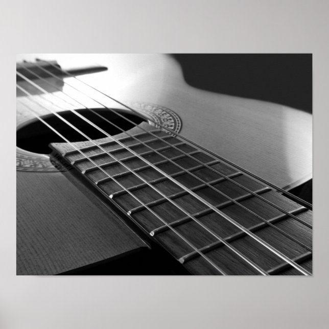 Acoustic guitar. poster (Front)