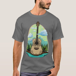 Acoustic Guitar Smokey Mountain Vibes T-Shirt