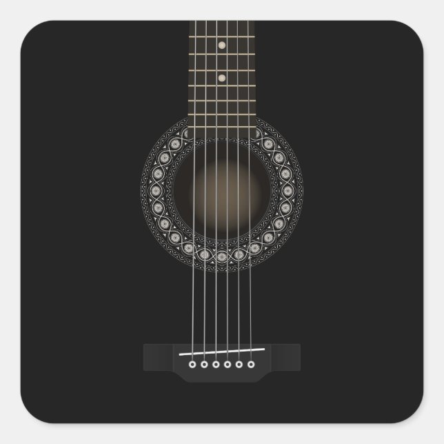 Acoustic Guitar Sticker (Front)