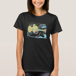 Acoustic guitar summer surf style T-Shirt