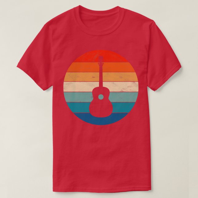 Acoustic Guitar T-Shirt (Design Front)