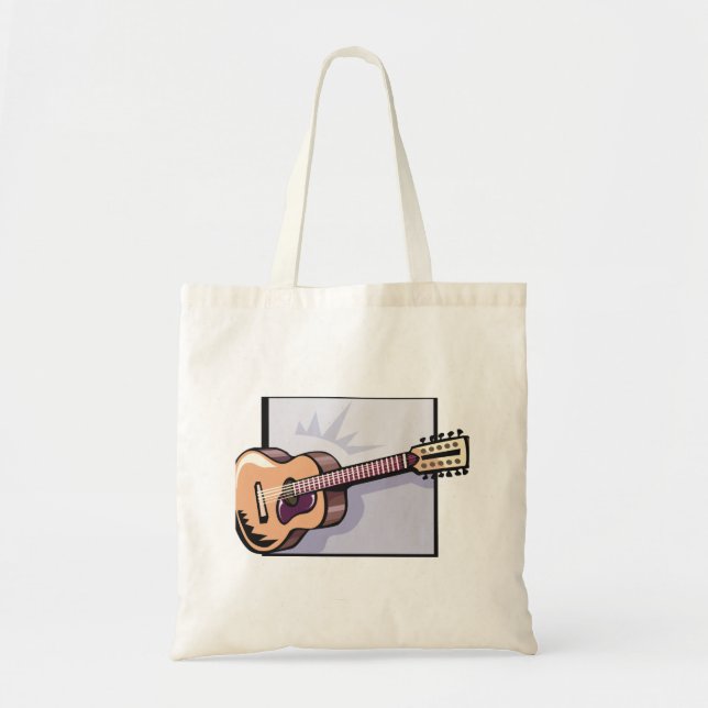 Acoustic Guitar Tote Bag (Front)