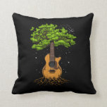Acoustic Guitar Tree Of Life Cushion<br><div class="desc">Acoustic Guitar Tree Of Life design for women and men yoga lovers.</div>