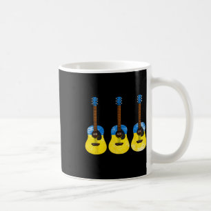 Acoustic Guitar Ukrainian Flag Ukraine Guitarist M Coffee Mug