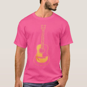 Acoustic Guitar Vector T-Shirt