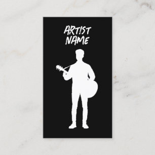 Acoustic Guitarist Musician Singer Artist Male Business Card