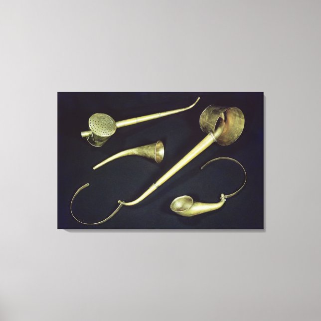 Acoustic instruments cornets canvas print (Front)