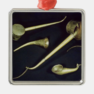 Acoustic instruments cornets metal tree decoration