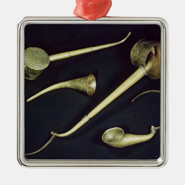 Acoustic instruments cornets metal tree decoration (Front)