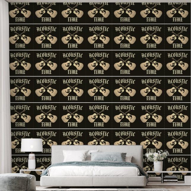 ACOUSTIC TIME WALLPAPER (Bedroom)