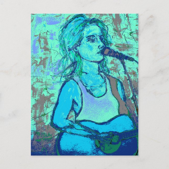 acoustic tunes rock postcard (Front)