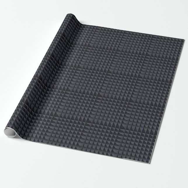 Acoustical Foam: Studio Sound Dampening Wrapping Paper (Unrolled)