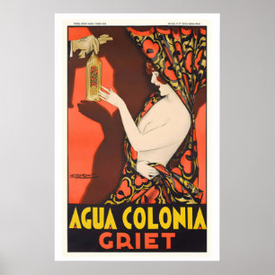 Acqua di Colonia Griet Perfume Vintage Advertising Poster