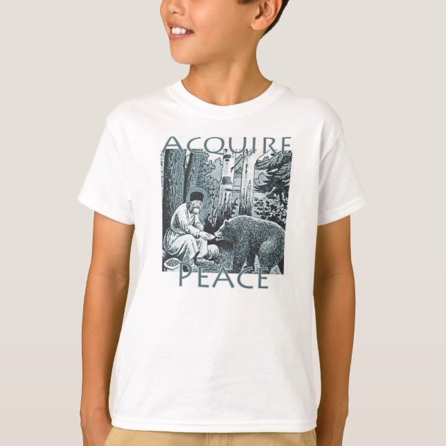 Acquire Peace ~St. Seraphim of Sarov  Children's T-Shirt (Front)