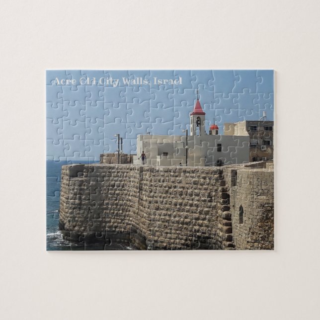 Acre Old City Walls, Israel Jigsaw Puzzle (Horizontal)