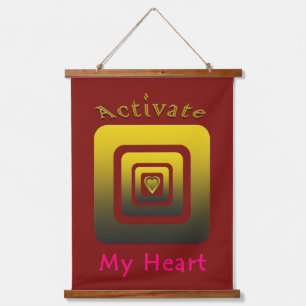 Acrílica Activate My Heart Hanging Tapestry