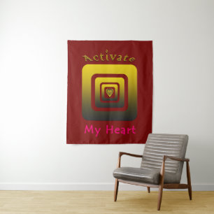 Acrílica Activate My Heart Tapestry