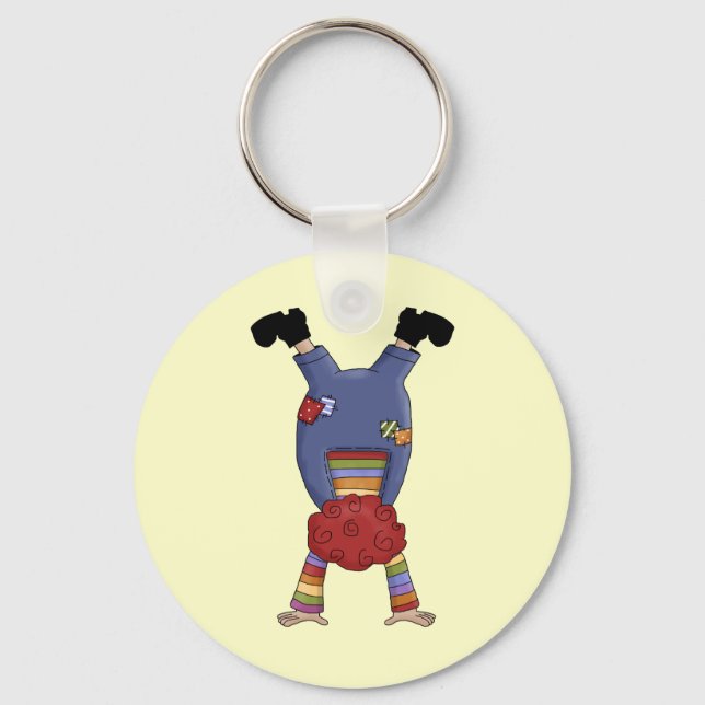 Acrobat Circus Clown Key Ring (Front)