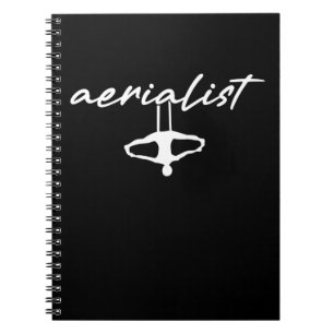 Acrobatic Aerialist Girls Aerial Yoga Silks Notebook