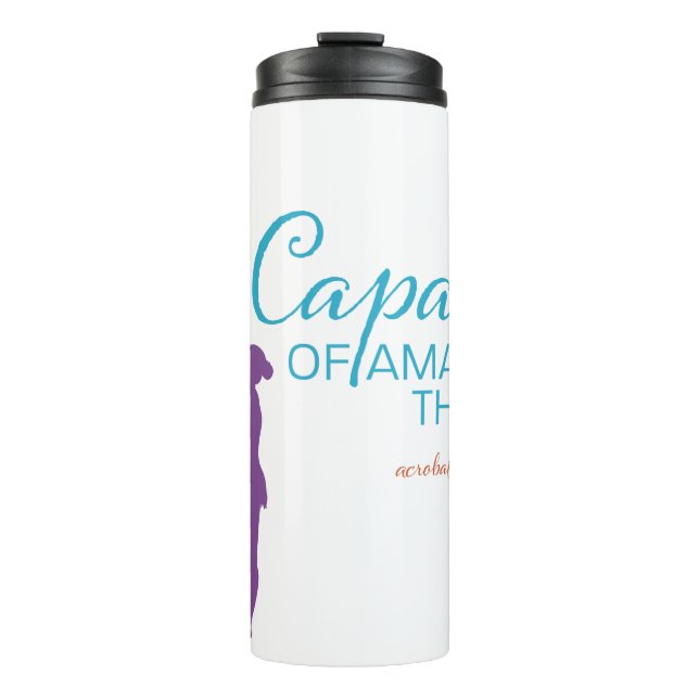 Acrobatic gymnastics capable of amazing things thermal tumbler (Front)