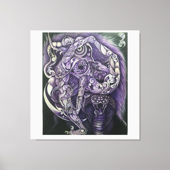 Acrobatic in the National Forest Canvas Print (Front)