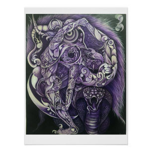 Acrobatic in the National Forest Poster