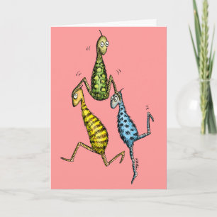 Acrobatic Whats-Its Card