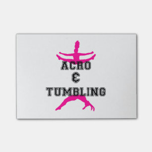 Acrobatics and Tumbling Post-it Notes