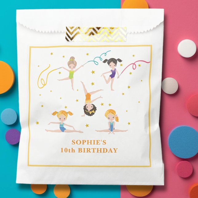 Acrobatics fun birthday kids  favour bags (Creator Uploaded)