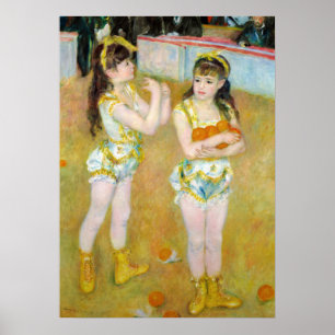 Acrobats at the Cirque Fernando by Renoir Poster