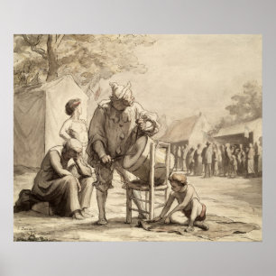 Acrobats at the Fair c.1865-69 Poster