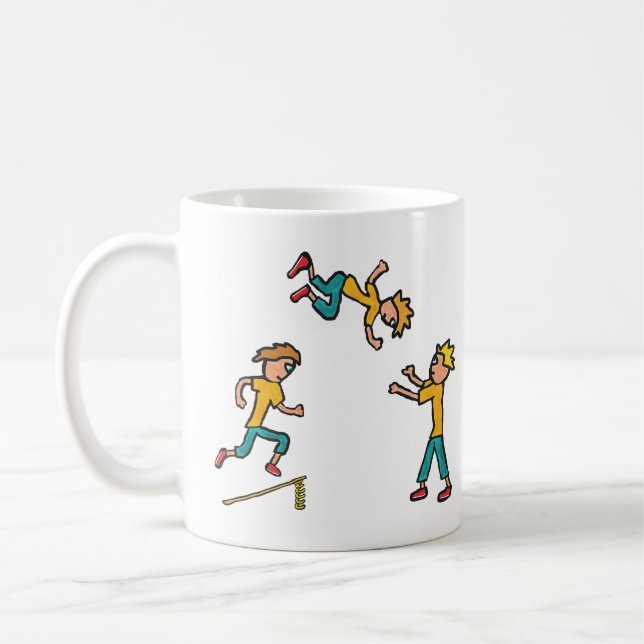 Acrobats Coffee Mug (Left)