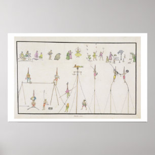 Acrobats, Jugglers, Impersonators, Entertainers fr Poster