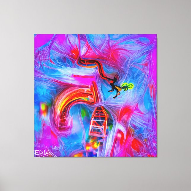 Acrophobia  canvas print (Front)