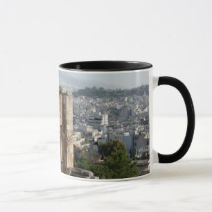Acropolis Ancient ruins overlooking Athens Mug