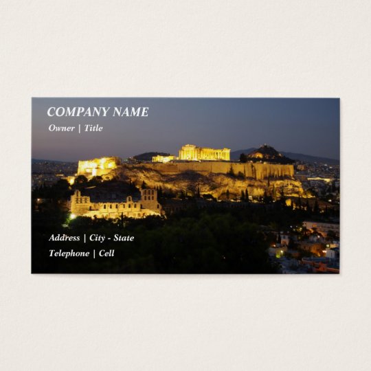 Acropolis – Athens Business Card