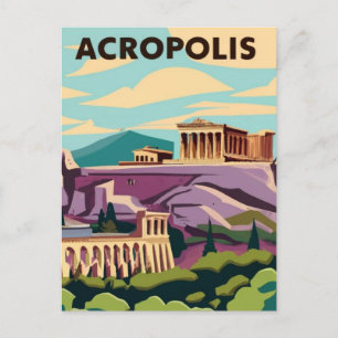 Acropolis  Athens, Greece Postcard