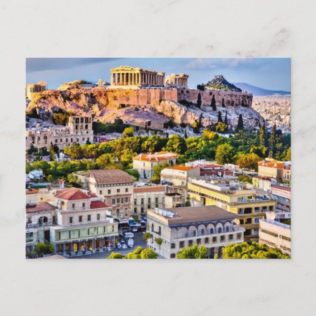 Acropolis  Athens, Greece Postcard (Front)