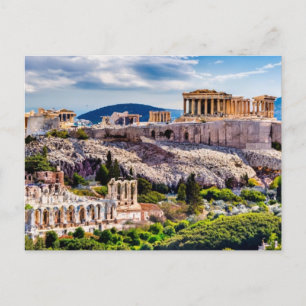 Acropolis  Athens, Greece Postcard