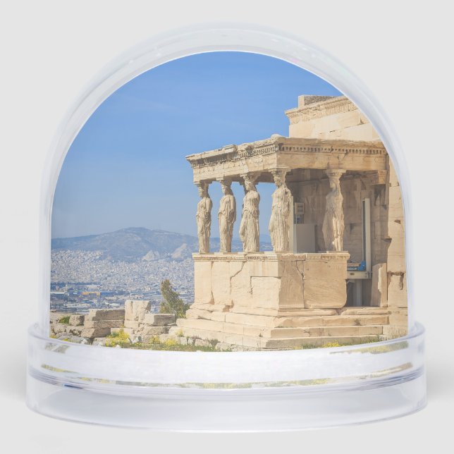 Acropolis Hill Athens – Ancient Greece Travel  Snowglobe (Front)